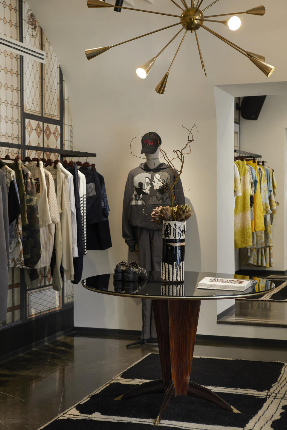 Inside the Antonio Marras store in Rome.