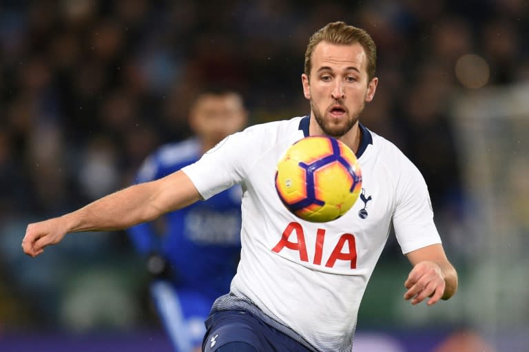 Tottenham striker Harry Kane came on as a second-half substitute against Leicester