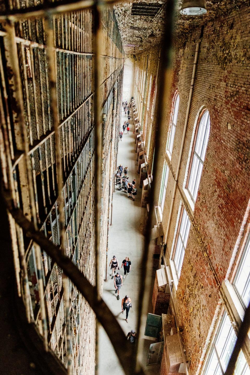 You can tour the cells of Ohio State Reformatory, made famous by “The Shawshank Redemption.”