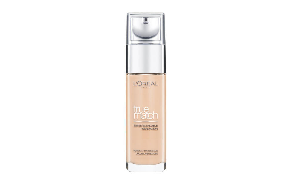 <p><a rel="nofollow noopener" href="http://www.boots.com/loreal-paris-true-match-foundation-30ml-10200787" target="_blank" data-ylk="slk:Boots, £9.99;elm:context_link;itc:0;sec:content-canvas" class="link "><em>Boots, £9.99</em></a> </p>