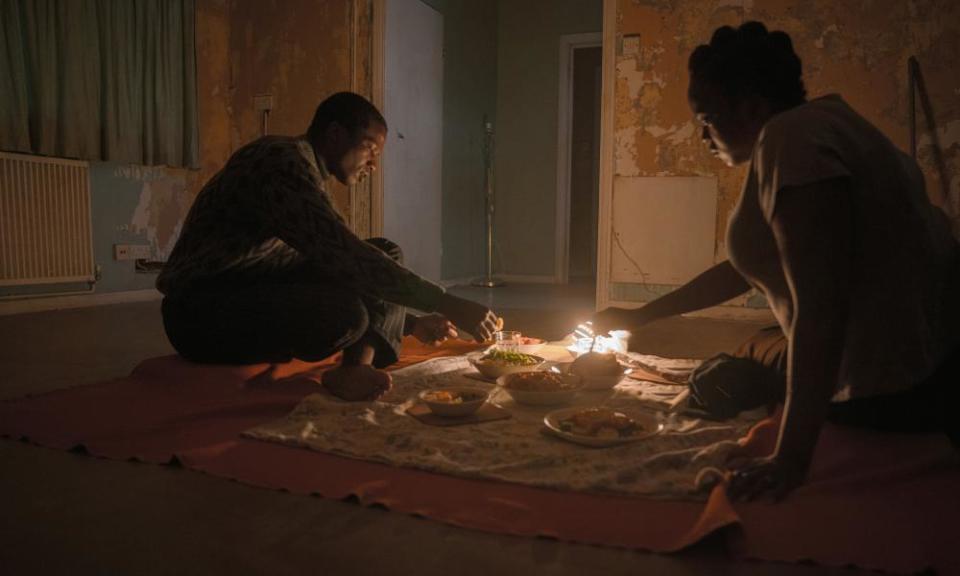 Ṣọpẹ Dìrísù and Wunmi Mosaku in His House.