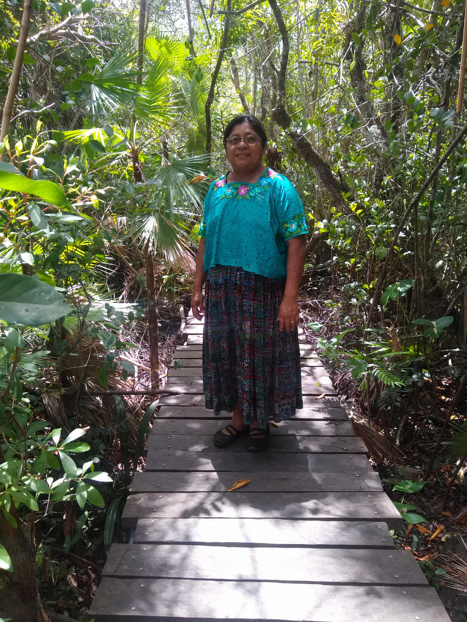 Lola Cabnal, presidenta del Consejo de Mujeres Indígenas y Biodiversidad de Guatemala. (Foto cortesía de Chachim Cabnal)