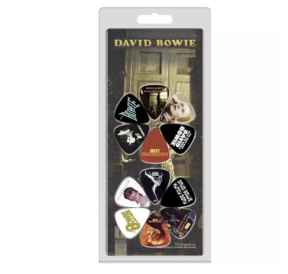 bowie guitar pick packs