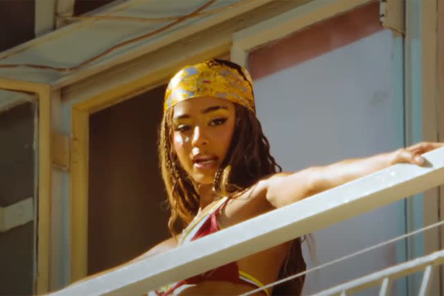 Tyla in "Jump" music video