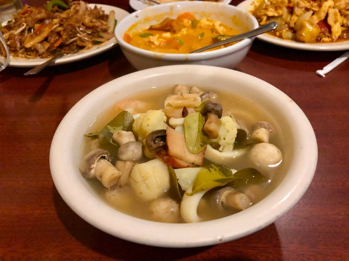 Thai Chili is one of the Sacramento region’s only restaurants to make po tak, a seafood soup with mushrooms and ginger.