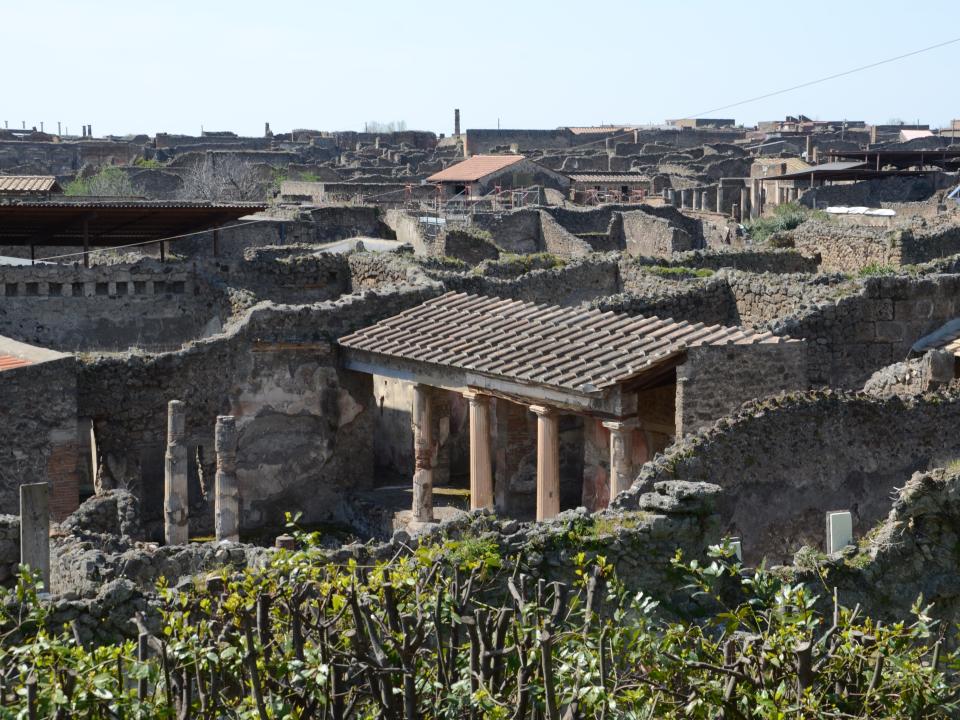 Pompeii from above