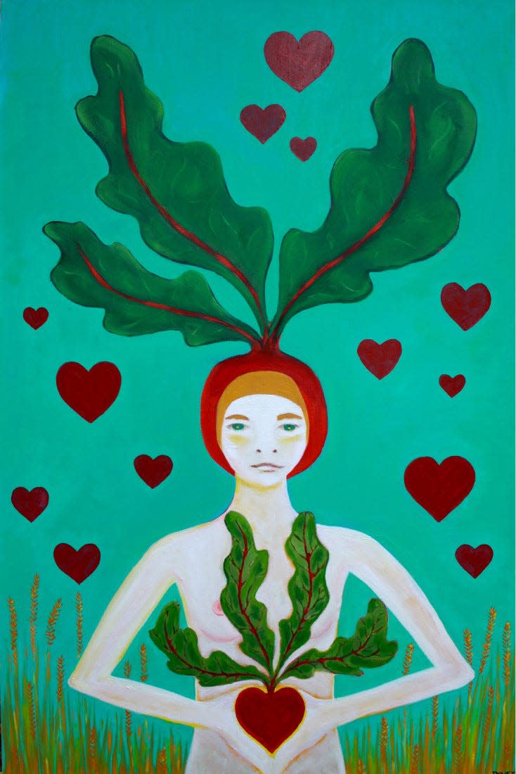 "Beet Woman" by Isak Dove