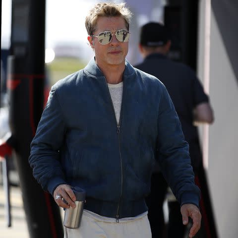 <p>Motorsport Images / SplashNews.com</p> Brad Pitt