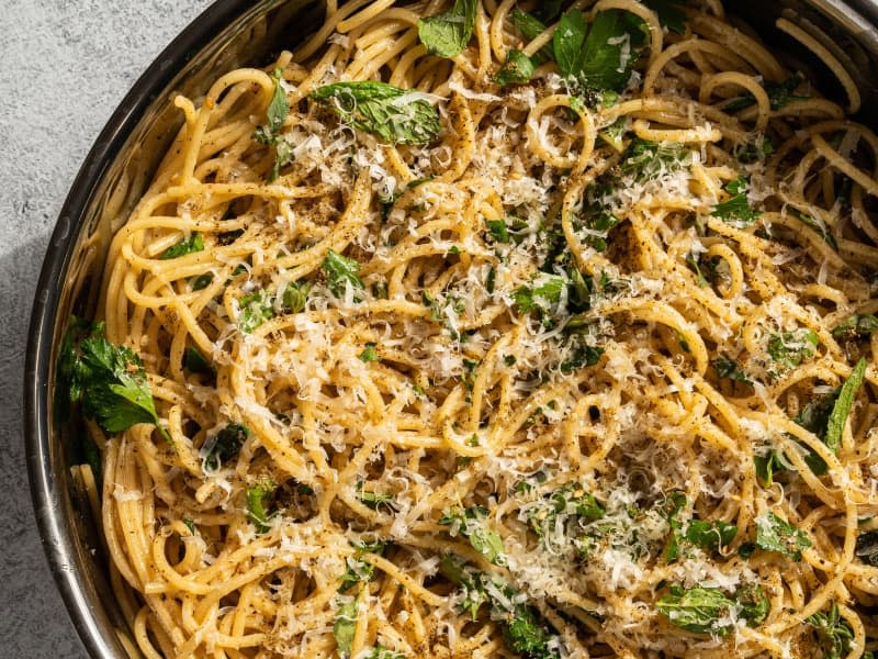 Brown butter za'atar pasta