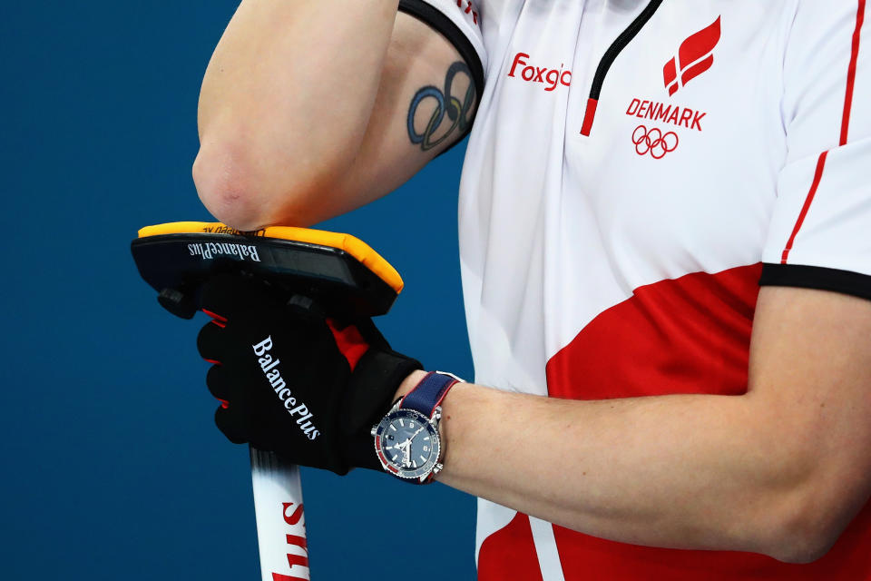 <p>Johnny Frederiksen – Danish curling (Getty images) </p>