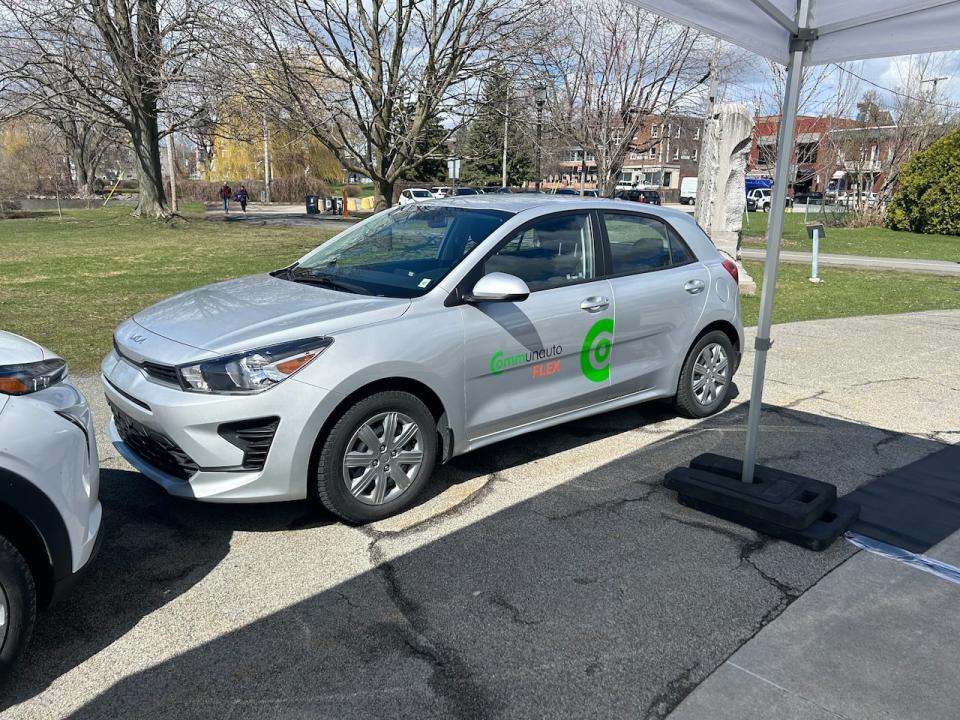 Communauto aims to increase its customer base by moving vehicles around the east and west of Montreal.  (Kwabena Oduro/CBC - image credit)