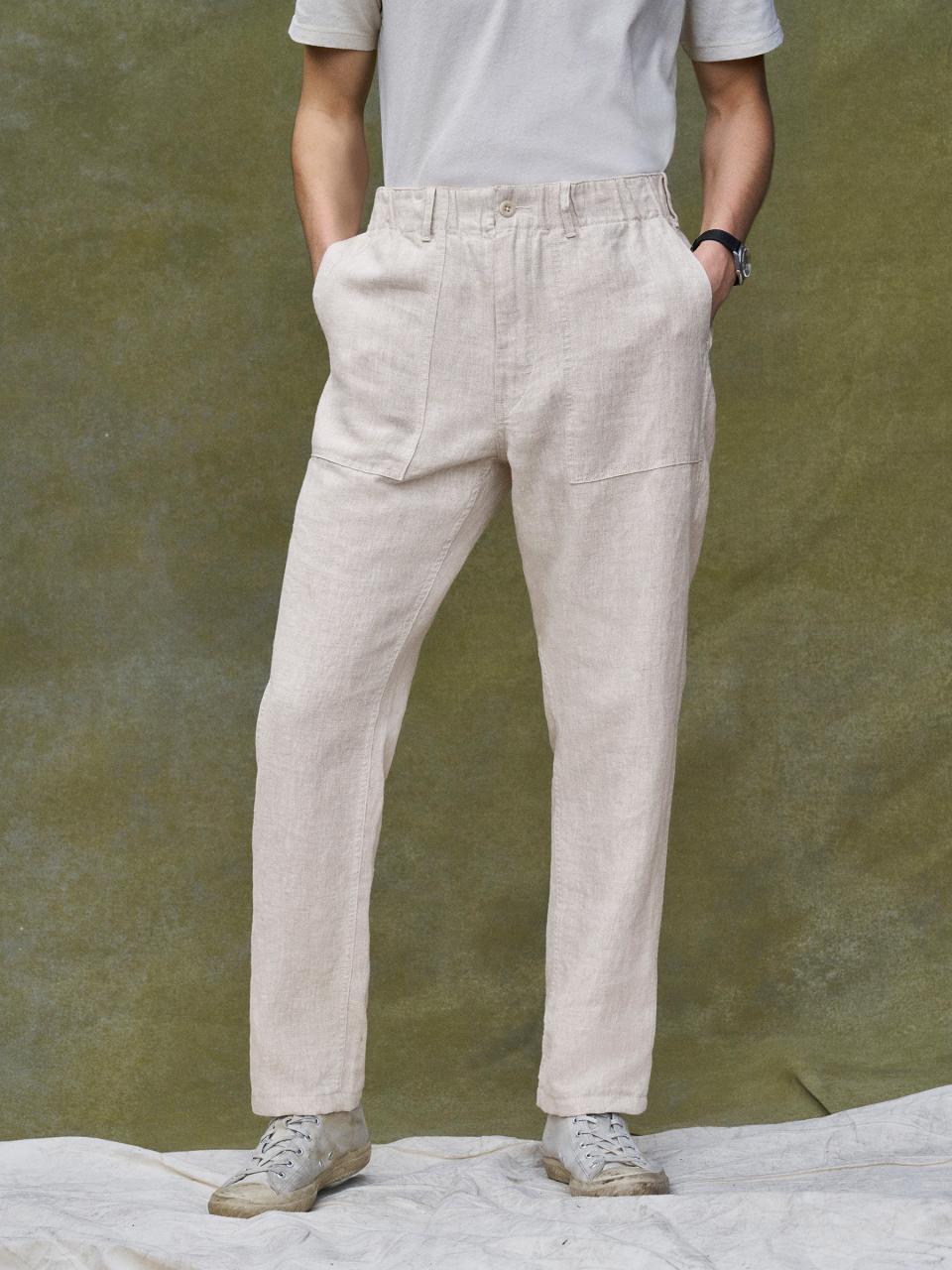 <p><a href="https://go.redirectingat.com?id=74968X1596630&url=https%3A%2F%2Fwww.buckmason.com%2Fproducts%2Fnatural-loomed-linen-fatigue-pant&sref=https%3A%2F%2Fwww.menshealth.com%2Fstyle%2Fg43850324%2Fbest-summer-pants%2F" rel="nofollow noopener" target="_blank" data-ylk="slk:Shop Now;elm:context_link;itc:0;sec:content-canvas" class="link ">Shop Now</a></p><p>Loomed Linen Fatigue Pant</p><p>$158.00</p><p>buckmason.com</p>