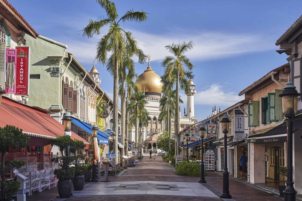 Kampong Glam area in Singapore.
