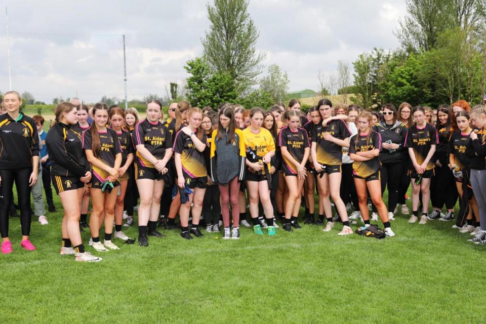 The St. Aidan's, Derrylin side who lost out to Cootehill on Wednesday. <i>(Image: Tim Flaherty)</i>