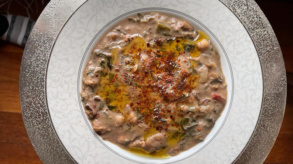 Sumagiyya, a dish native to Gaza City, is typically prepared for festive occasions such as Eid. - Laila El-Haddad