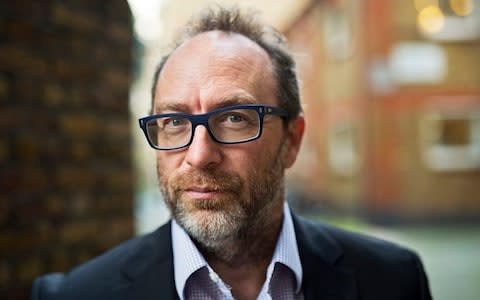 Wikipedia Founder Jimmy Wales - Credit:  David Rose/Telegraph Media Group