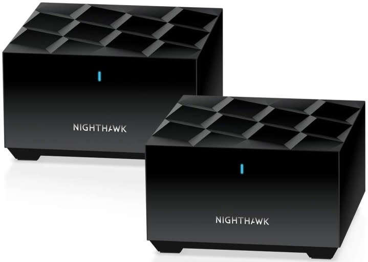 Netgear brings mesh wireless support to its Nighthawk gaming router.