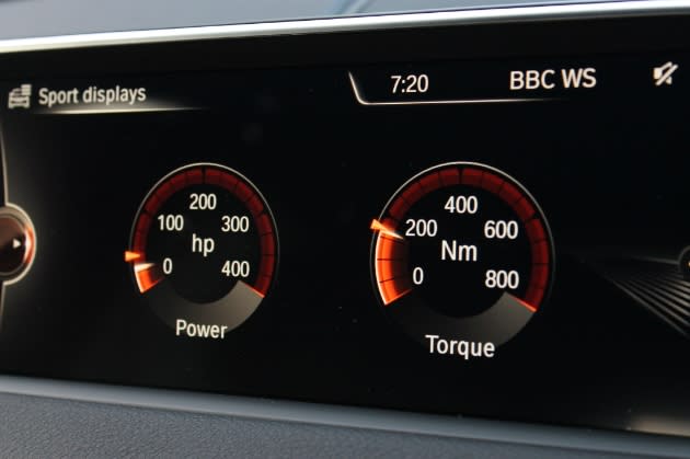 Look, that torque gauge goes up to 800Nm! (Credit: CarBuyer 222)