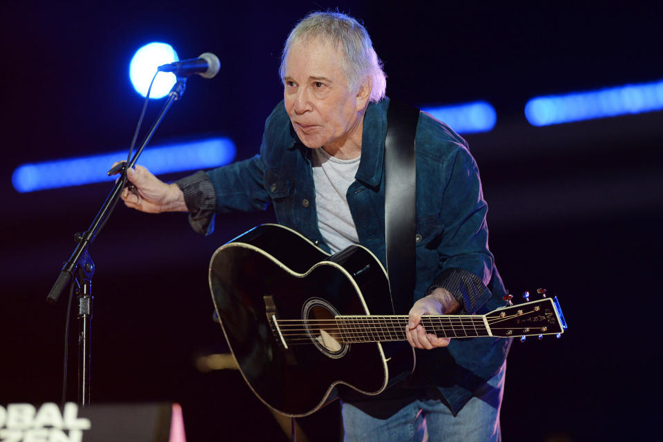 Paul Simon, in New York