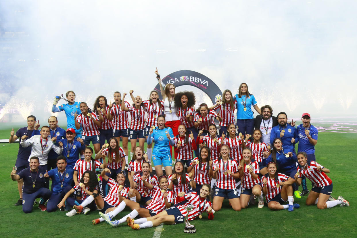 Chivas ganó su segundo título de Liga MX Femenil. (Cesar Gomez/Jam Media/Getty Images)