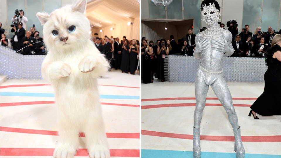 Jared Leto and Lil Nas X Both Wore Bonkers CatInspired Outfits to This