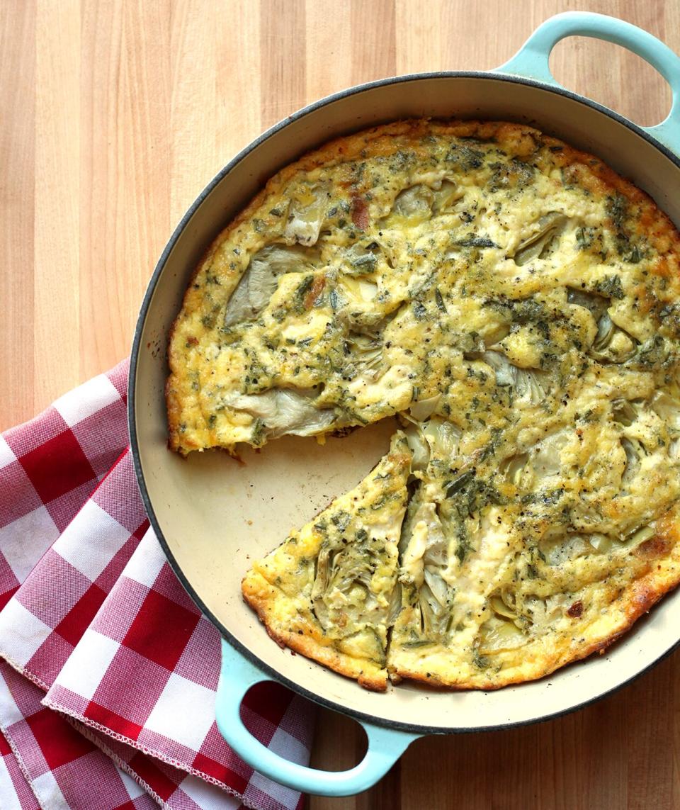 Artichoke, Rosemary, and Garlic Frittata