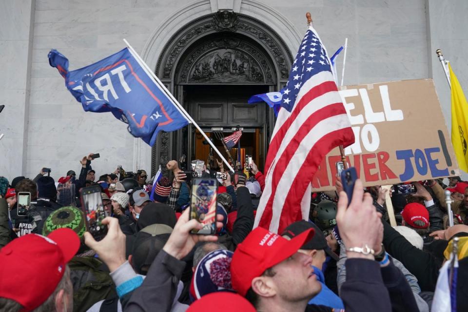 Capitol Riot Images of the Day (Copyright 2021 The Associated Press. All rights reserved.)