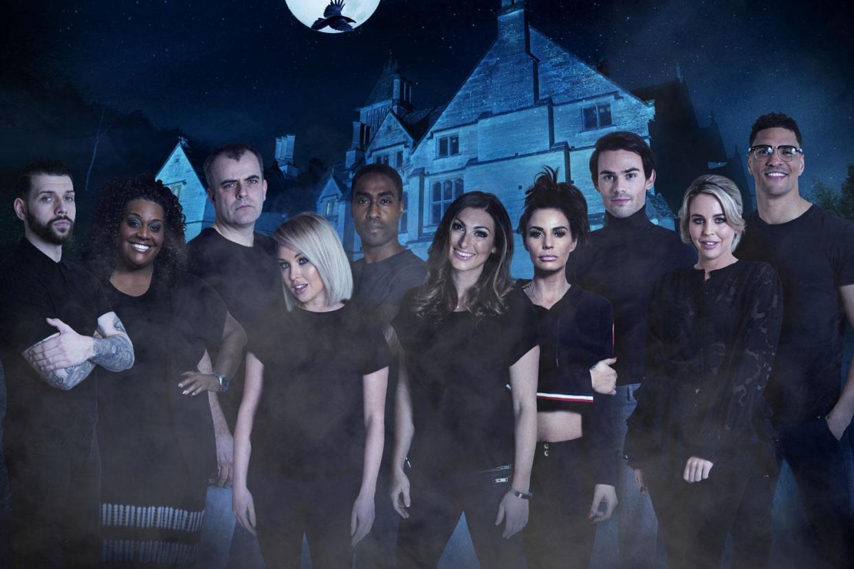 Spooky: 10 celebrities will take part in the five-night series: UKTV