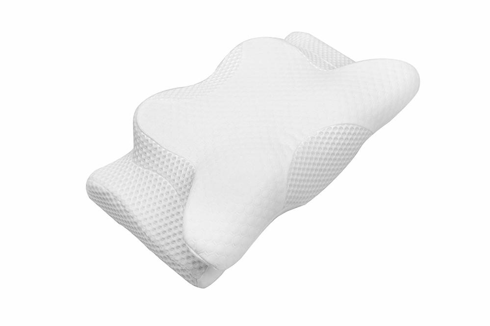 Lumbar Pillow for Sleeping Back Pain - Support the Lower Back in Bed w -  TruContour