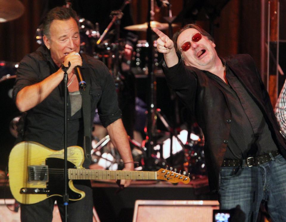 Bruce Springsteen and Southside Johnny perform in 2015 at the Light of Day in Asbury Park.