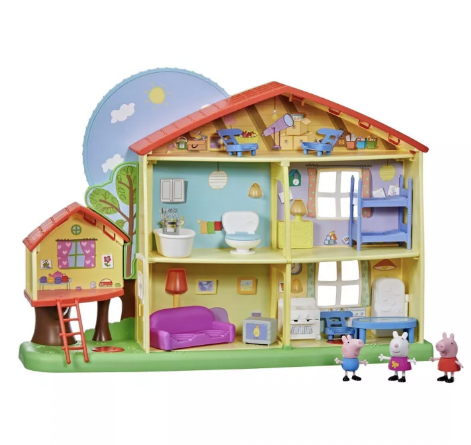 Peppa Pig Peppa’s Playtime to Bedtime House Play Set