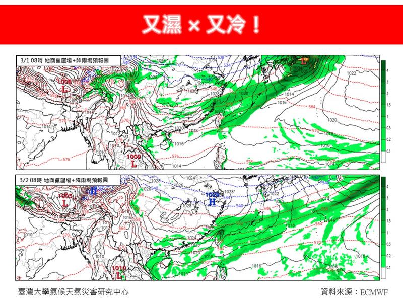 最冷時段就在1日至2日清晨，最低溫僅6至8度。（圖／翻攝自林老師氣象站）