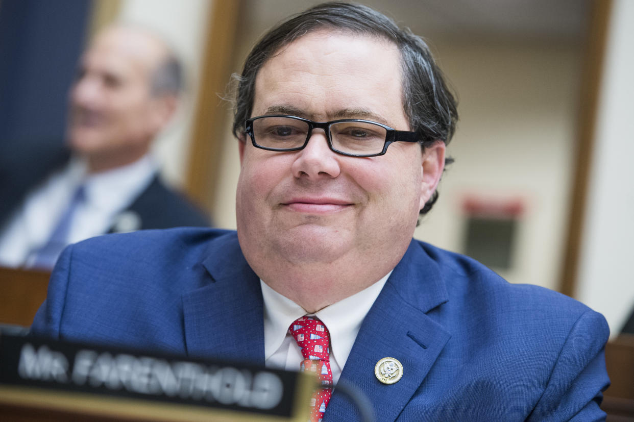 Disgraced former Rep. Blake Farenthold (R-Texas) never repaid $84,000 in taxpayer money that he spent to settle a sexual harassment lawsuit against him. (Photo: Tom Williams via Getty Images)