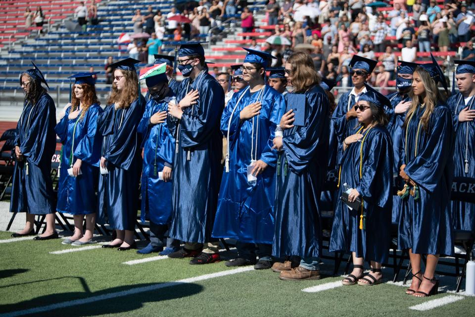 GOAL High School commencement ceremony on Saturday June 5, 2021 at the Colorado State University Pueblo ThunderBowl.