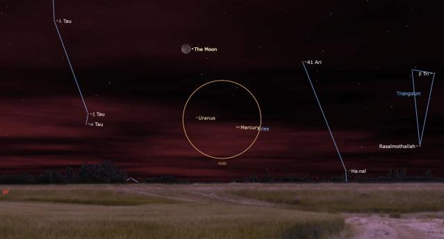 The moon will appear as a tiny sliver on April 20. Can you spot it?