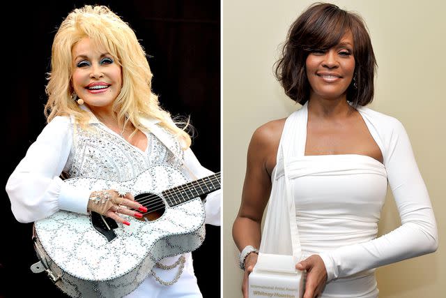 Shirlaine Forrest/WireImage, Charley Gallay/AMA2009/Getty Dolly Parton; Whitney Houston