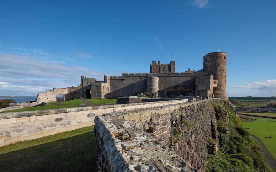 The Clock Tower at Bamburgh Castle in Northumberland, available through Crabtree & Crabtree - Tracey Bloxham