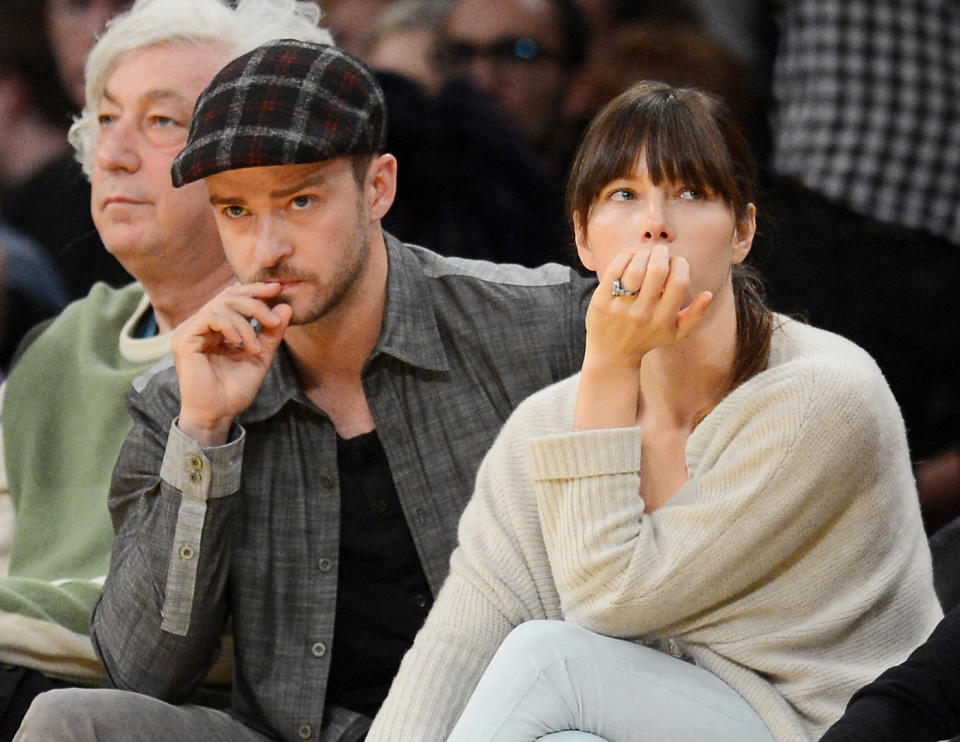 Justin Timberlake and Jessica Biel