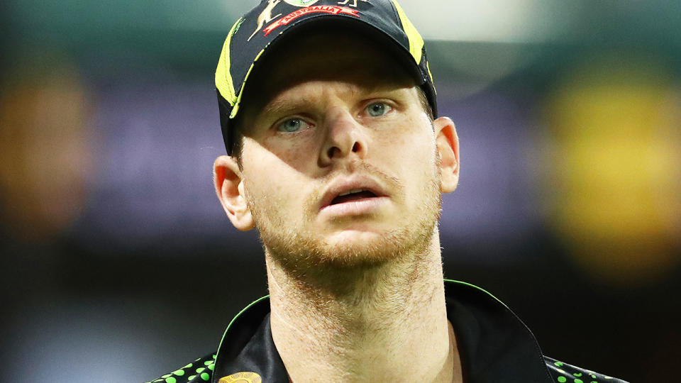 Steve Smith's unavailability for the Sydney Sixers in last season's BBL finals is among a number of grievances Channel 7 has filed against Cricket Australia. (Photo by Mark Metcalfe - CA/Cricket Australia via Getty Images)