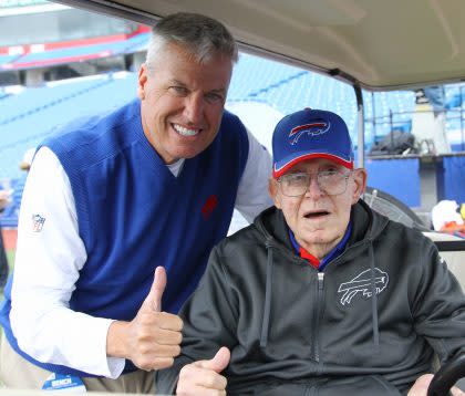 Rex Ryan and Buddy Ryan