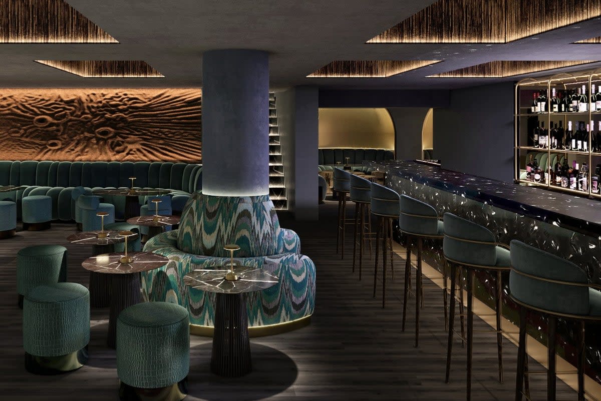 Agave for all: The bar, pictured here as a digital render, will serve cocktails based around tequila and mezcal  (Handout)