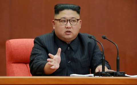 Kim Jong-un's regime called Donald Trump a "lunatic old man" - Credit: Reuters