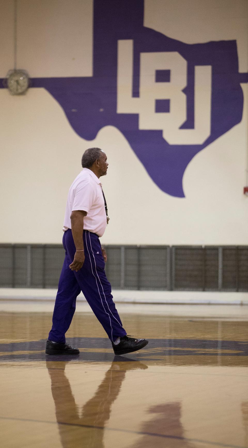 Longtime LBJ boys basketball coach Freddie Roland has been synonymous with Jaguars basketball for decades. LBJ's 26-year streak of winning the district championship will come to an end this season, but Roland already has his goal set for 2024-25: a state championship.