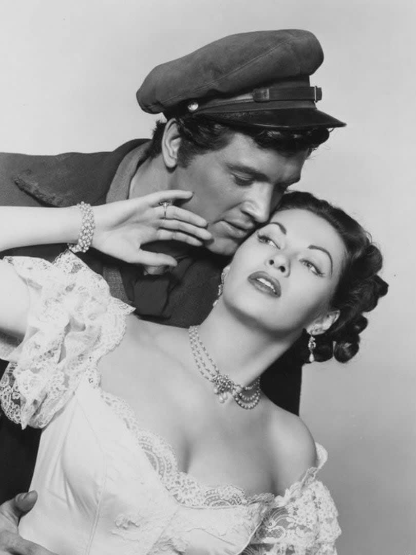 Amigos: Rock Hudson e Yvonne De Carlo en Mi vida es mía
