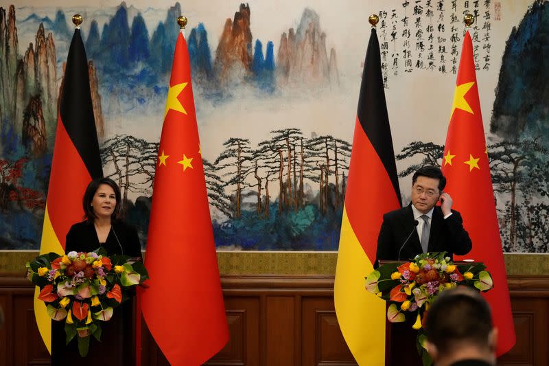 German Foreign Minister Annalena Baerbock visits China