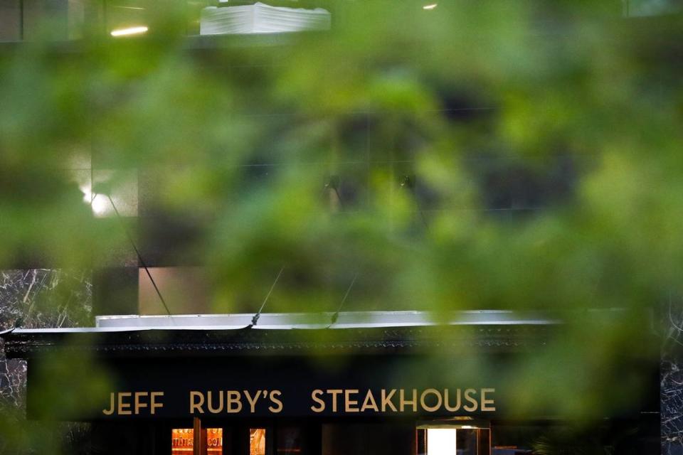 Jeff Ruby’s Steakhouse during a ribbon cutting ceremony and dry run at City Center in downtown Lexington, Ky., Friday, April 19, 2019. Jeff Ruby’s was sued in federal court in Ohio for wage and tip theft by a Lexington server.