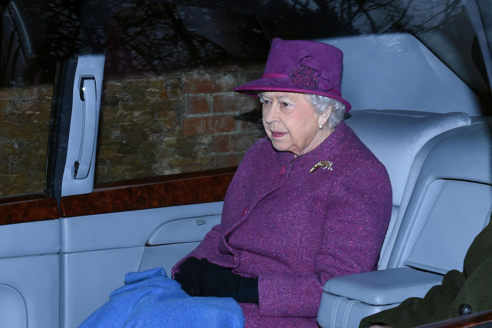 The Queen pictured leaving church in Sandringham last Christmas [Photo: PA]