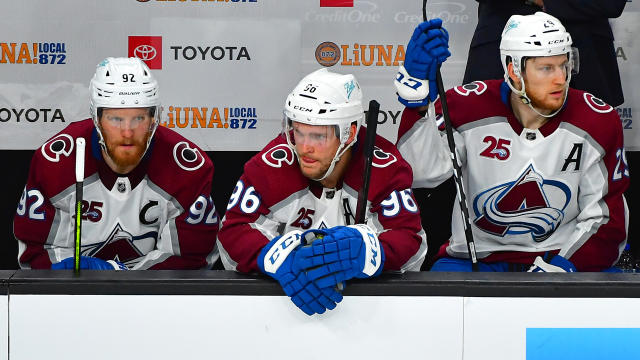 NHL Bowen Byram's first taste of playoff action Colorado Avalanche