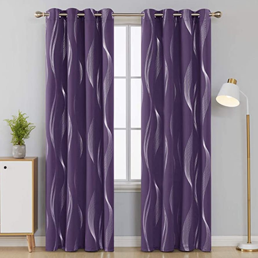 Purple drapes