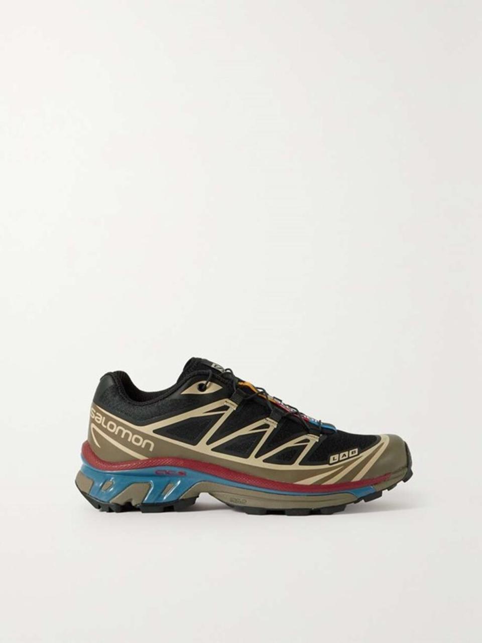 XT-6 rubber-trimmed mesh sneakers, £160, net-a-porter.com (Salomon)